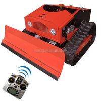 Remote control snow plow robot snow plow lawn mower 2 in 1