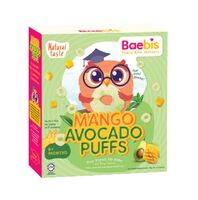Baebis 100% Natural Mango Avocado Puffs Baby Rice Cookies Baby Snacks No Artificial Flavors/Colors