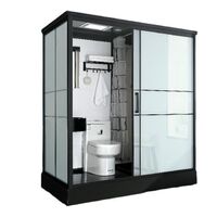 Indoor-Outdoor Prefab Bathroom All-in-One Bathroom Unit Complete Prefab Modular Bathroom
