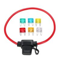 18 awg fusible circuit blade fuse car mini miniature fuse holder