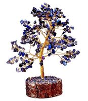 Beads with natural chips French crystal amethyst tree for Reiki healing and Vastu correction and increasing creativity