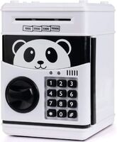 Tailai Electronic Piggy Bank Children Cash Coin Cartoon ATM Money Saving Coin Bank Children Piggy Bank Tin Box Counting Panda