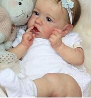 58cm Baby Doll Rebirth Newborn Silicone Custom Full Vinyl Plastic Doll