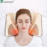Massage pillow Shiatsu rubbing neck and back massager electric massage pillow cushion heating