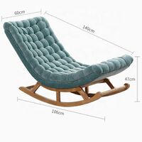 Direct selling custom practical economical swing beach deck chair sun lounger outdoor deck chair