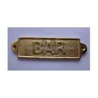 Bar name plate