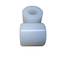 Factory customized white cylindrical plastic nylon spacer