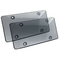 American plastic transparent license plate holder