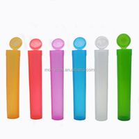 Food grade cylindrical with flip cover conjoined cover material PP powder transparent children anti-theft hinge plastic test tube