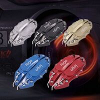 Car Brake Caliper Cover Kit Aluminum Brake Cover Metal Brake Cover For Universal