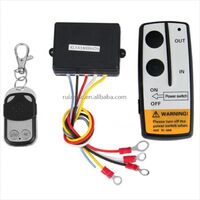 12V Wired Wireless Car Winch Remote Control Kit for Jeep Truck SUV ATV Winch+Key Telemote