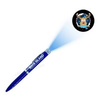 Customized LOGO LED Ballpoint Pen OEM Image LOGO Projector Torch Pen Light