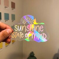 Anime Rainbow Maker Holographic Window Stickers Self Adhesive Film Suncatcher Decal