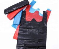 High-speed (400-600 pcs/min) automatic four-row plastic shopping bag vest bag making machine
