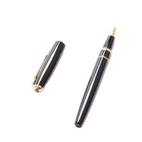 Lingmo Luxury Classic Black Gold Metal Rollerball Pen Premium Pen with Custom Logo