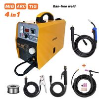 5 in 1 MIG/MAG/TIG/FLUX/MMA Inverter Welder Semi-Automatic Welding IGBT Combination Welder Spot Welder 200A