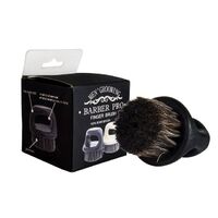 Barber Grooming Tools Professional Barber Brush Haircut Ring Round Men's Beard Brush with Plastic Handle