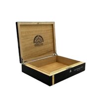 Factory Black Wooden Humidor Small Humidor