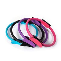 Wholesale Custom Color Yoga Pilates Ring 40cm Magic Circle Double Handle Fitness Equipment