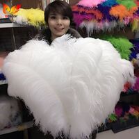 Leading supplier ZPDECOR factory wholesale cheap white and dyed ostrich feathers for sale and carnival clothing