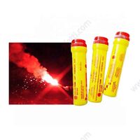 Hot sale football stadium sale emergency SOS red light flame fireworks 60s torch colorful smoke fireworks boat red hand signal flare