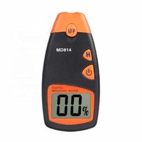 Wood Moisture Tester MD814 Four Pin Wood Moisture Meter LCD Display Digital Wood Log Moisture Tester Floor Moisture Tester