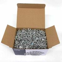 Flared head black self-tapping phosphated gypsum board screws