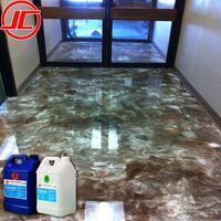 Liquid epoxy resin 3D floor resin coating for epoxy metal floor