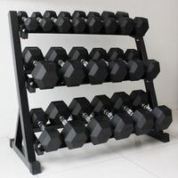 Wholesale High Quality Fitness Equipment Gym Hex Dumbbell Home Workout Easy Dumbbell Set