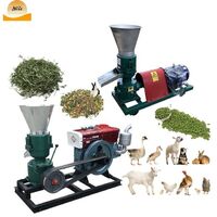 Motor and Diesel Engine Chicken Animal Feed Pellet Duck Flat Die Nutrition Poultry Pellet Feed Pulverizer