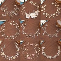 Wedding Hair Accessories Crystal Pearl Headband Tiara Flower Tiara Rattan Female Jewelry Bridal Hair