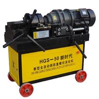 Guaranteed after-sales service 7.5kw rebar threading and rolling machine