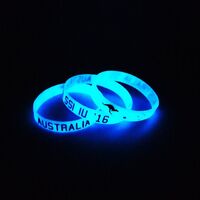 OEM Luminous Rubber Silicone Motivational Wristband Custom Silicone Wristband Bracelet Luminous Rubber Silicone Wristband
