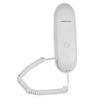 Hotel telephone landline with core wall-mounted