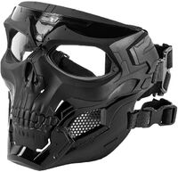 Protective Face Mask Military Party Helmet, Tactical Gear With Engine No Engine Neutral Christmas Mask