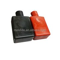 BT66A Larger Positive and Negative Plastic Car Battery Terminal Cover Red and Black