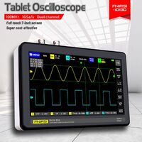 FNIRSI 1013D Two Channel Digital Flat Panel Oscilloscope 100m 2CH Bandwidth 1GS Sampling Rate Small Flat Panel Oscilloscope