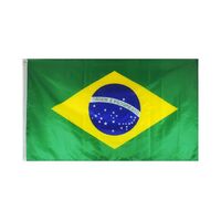 hot sale wholesale stock 3x5 feet digital printing bandeira do brasil bandiera brazil flag