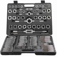 110 Piece Tap and Die Set High Speed ​​Steel Titanium Tap and Die Combo Set for Cutting Male and Female Threads