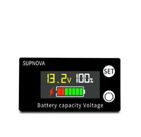 Battery Capacity Indicator DC 8V-100V Lithium Lead Acid LiFePO4 Car Motorcycle Voltmeter Voltmeter 12V 24V 48V 72V