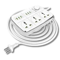 OEM/ODM Universal Extension Cord Outlet Built-in Desktop Office Outlet with 6 USB Ports Universal German Outlet