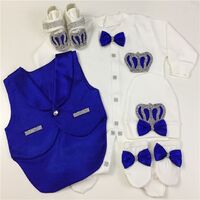 Jewel Coronation Vest Newborn 5 Piece Baby Clothes