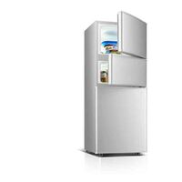 High Quality Portable Three Door Stainless Steel Vertical Chiller Supermarket Display Refrigerator