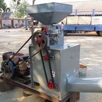 Rice thresher and polisher rice husker