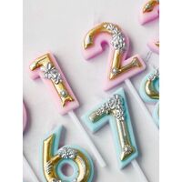 Numbered Candles Birthday Cake Candle Hats Baptism Cake Decorating Girls Party Handmade Bulk Order Candles