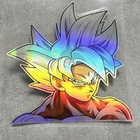 14 New Design Anime Mix Color Laser Reflective Car Reflective Peek Vinyl Stickers and Decals for Car Decor Fans