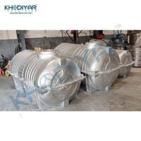 Horizontal Rotary Moulds for Plastic Water Tanks SS and MS Khodiyar Industries Manufacturing Moulds for Rotational Molding Process