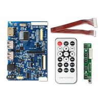 Universal Lvds LCD Controller Panel Kit 1920*1080 Driver Board Multi-function Board with Wireless Remote Control