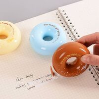 Cute Donut Design Kids Fashion Stationery Colorful Plastic Correction Tape