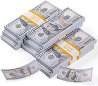 Party Decorations Full Print 2 Sides Movie Prop Money 100 Pieces $100 Bill Prop Money